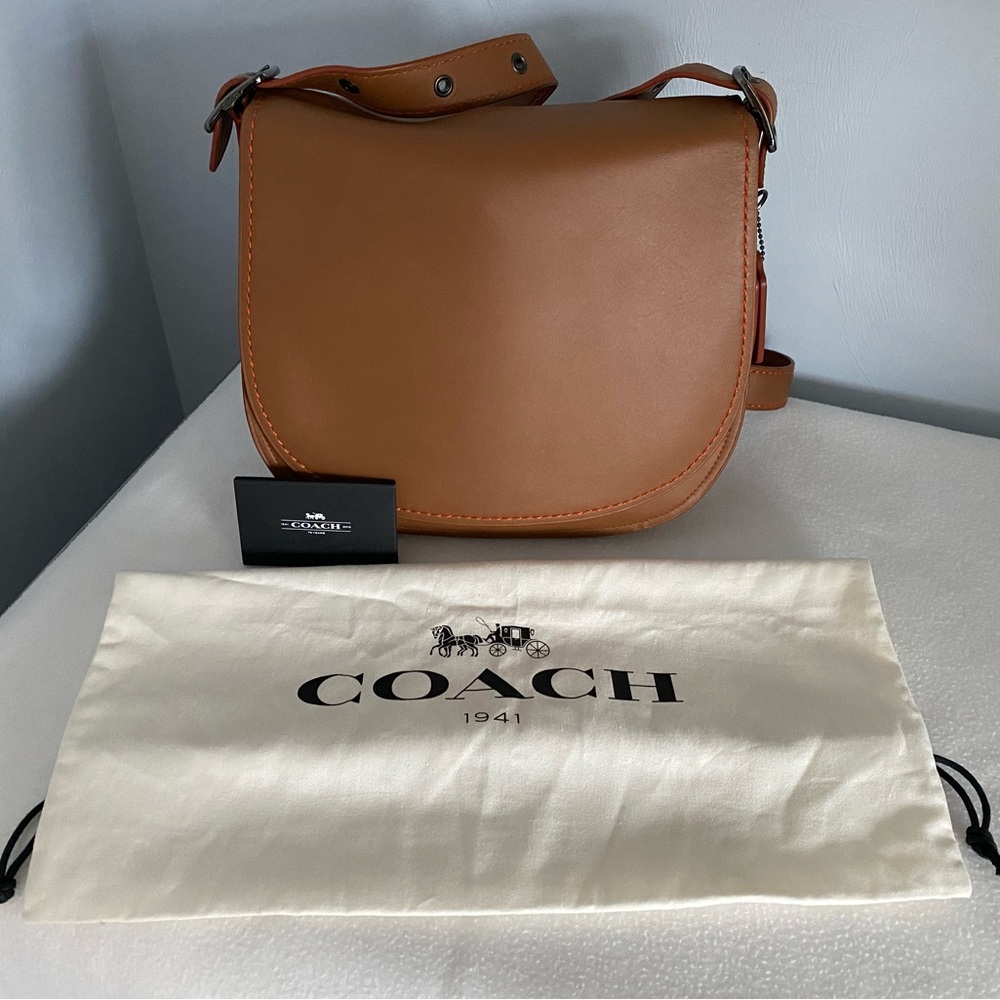 Very rare Coach 1941 Saddle Bag with Contrasting Stitching & Leather Lining